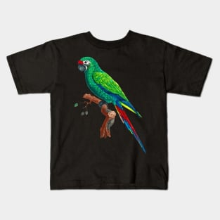 Black Panther Art - Beautiful Parrot 4 Kids T-Shirt